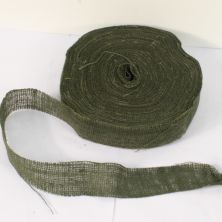 150 ft Roll of Green Hessian burlap for camouflage net 