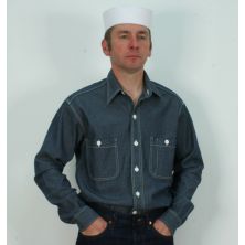 US Navy Denim Shirt. USN chambray shirt.