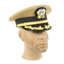 US Navy Chino peak cap USN Captain