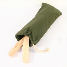  Green Canvas peg bag 