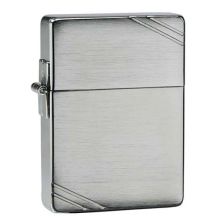 Zippo 1935 Replica with Slashes Brushed Chrome