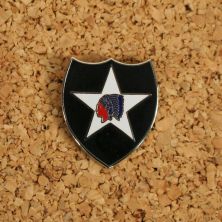 2nd Infantry Division Metal DI badge