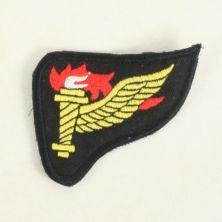 Airborne Pathfinder patch. Black background.