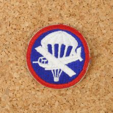 Airborne Cap Badge Enlisted Mans. Red Edging