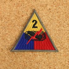 WW2 US Army 2nd Armoured Division Shoulder Patch