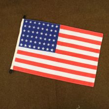 US WW2 Flag 48 Star Printed Aerial Pennant 24x 38cms