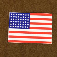 48 Star US Flag Sticker
