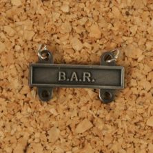 US Army Browning Army Rifle B.A.R. Qualification Bar