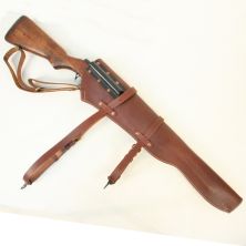 M1 Garand leather vehicle scabbard Russet Brown