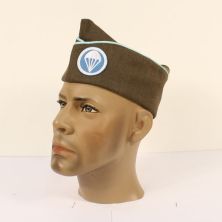 US Army WW2 Parachute Infantry Garrison Cap Badged by Kay Canvas.