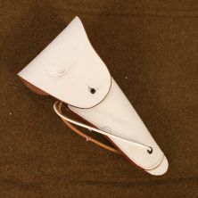 MP White Leather Holster For The M1911 Colt 45 Holster.