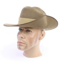 Akubra Australian Army Slouch Hat with leather Chinstrap