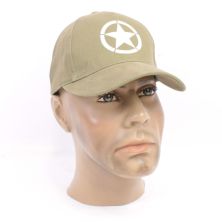 WW2 US Allied Star Baseball Cap Green