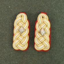 Army Generalleutnant Shoulder Boards Wire Bullion