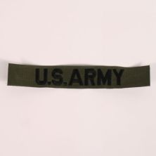 US Army Name Tape Green