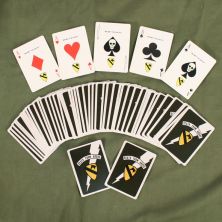 We met the Aircav death cards. Apocalypse Now pack of playing cards