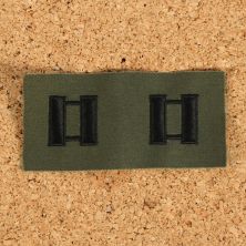 US Officers Captain Rank Cloth Subdued
