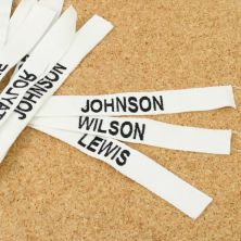 Random Embroidered White Name Tape for US Army Shirts