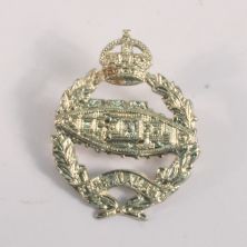 Royal Tank Regiment Kings Crown Cap Badge