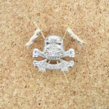 Royal Lancers brass badge