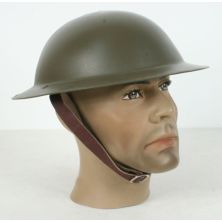 MK1 British WW1 Brodie Helmet with liner & chinstrap (Original MK2 Shell)