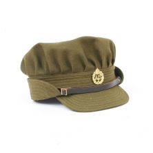 ATS (Auxiliary Territorial Service) Woman's Service Dress SD Cap with Brass cap badge