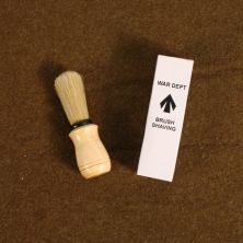 British Army Wooden Shaving Brush with Box