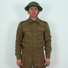 1940 British Army  WW2 BD Battle Dress Wool Jacket by Kay Canvas 