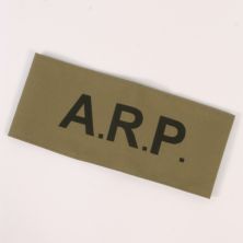 ARP Armband (khaki) Air Raid Warden 