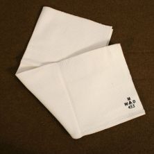 British Army White Hand Towel by Kay Canvas 