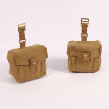 Home Guard Ammo Pouches  x 2 by Kay Canvas