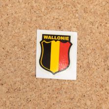 Belgium Wallonie Helmet Transfer Single Decal