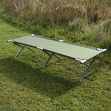 Aluminium Camp Bed Folding Bed Green