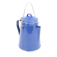 Blue Enamel 2 pint Coffee Pot /Camp Kettle