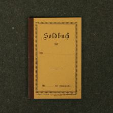 WW1 German Soldbuch (Paybook)