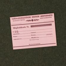 NSDAP Party Membership Card