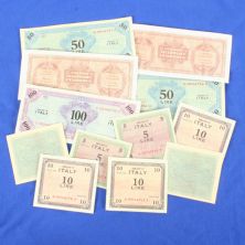 Italian Lire WW2 Allied invasion currency