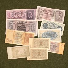 German WW2 142 Reichsmarks Money