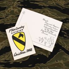 1968 Christmas Card from the 1st Air Cav in Saigon