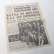 Daily Sketch Newspaper "Battle of Britain"