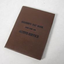 WW1 Soldiers Paybook Active service AB64