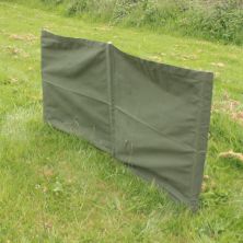 Olive green Canvas Sidewall / Windbreak 