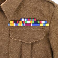 British Medal Ribbon Bar For Corporal Jones in Dads Army