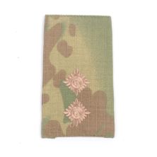 British Multicam Rank Slide 1st Lieutenant Bronze