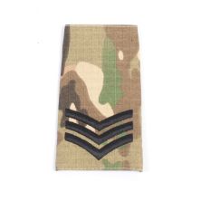 British Multicam Rank Slide Sergeant Black