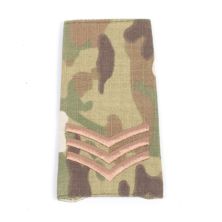 British Multicam Rank Slide Sergeant Bronze