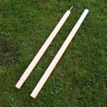 British Upright 2 Piece Wooden Pole