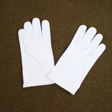 American MP Parade Dress Uniform Cotton White Gloves For Military Police