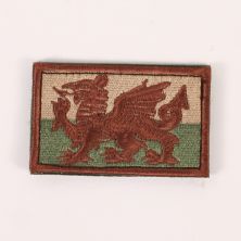 Welsh Flag Badge Hook and loop Multicam