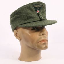 WW2 M43 German Army Field Cap With 2 Buttons and Badges by EREL